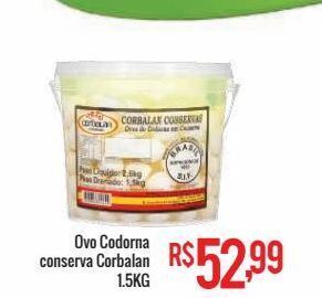 Mart Minas Ovo codorna conserva corbalan 1.5kg oferta