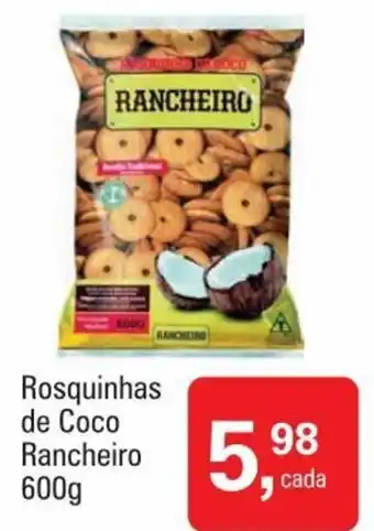 Mineirão Atacarejo Rosquinhas de Coco Rancheiro pacote 600g oferta
