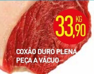 Calvo Atacadista Coxao duro Plena peca a Vacuo 1kg oferta