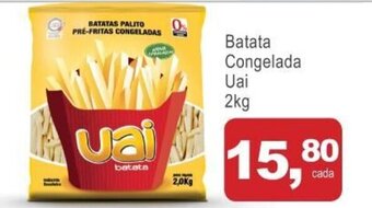 Mineirão Atacarejo Batata Congelada Uai 2kg oferta