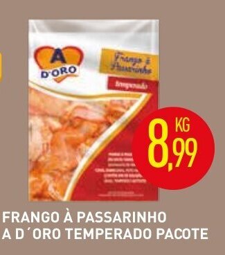 Calvo Atacadista Frango a Passarinho Ad'Oro Temperado pacote 1kg oferta