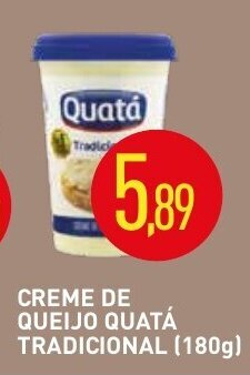 Calvo Atacadista Creme de Queijo Quata Tradicional 180g oferta