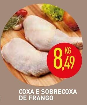 Calvo Atacadista Coxa e sobrecoxa de Frango 1kg oferta