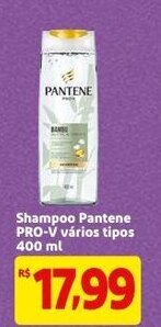 Mercado Extra Shampoo Pantene Pro-V varios tipos 400ml oferta
