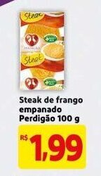 Mercado Extra Steak de frango empanado Perdigao 100g oferta