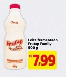 Mercado Extra Leite Fermentado Frutap Family 900g oferta