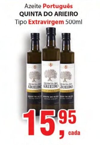 Supermercados Mundial Azeite Portugues Quinta Do Arieiro tipo Extravirgem 500ml oferta