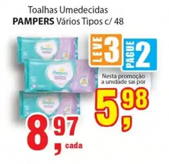 Supermercados Mundial Pampers c/48 oferta