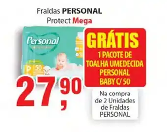 Fraldas Personal Protect Mega