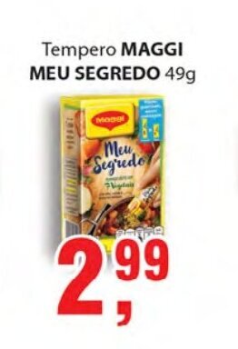 Supermercados Mundial Tempero Maggi Meu Segredo 49g oferta