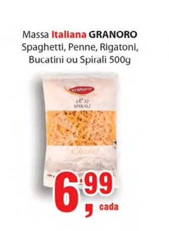 Supermercados Mundial Massa Italiana Granoro 500g oferta