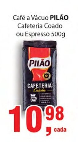 Supermercados Mundial Cafe a Vacuo Pilao 500g oferta