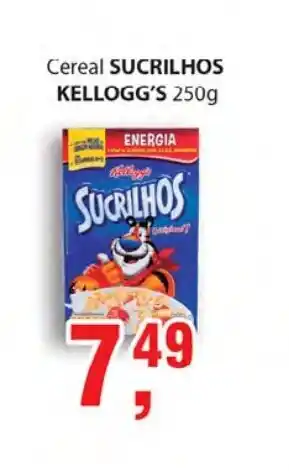 Supermercados Mundial Cereal Sucrilhos Kellogg's 250g oferta