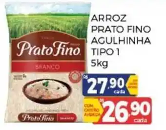 Arroz Prato Fino Agulinha Tipo 1 5kg