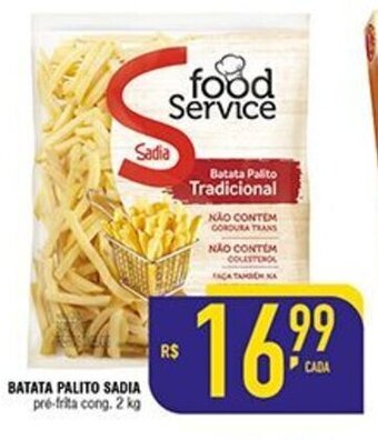 Mercantil Rodrigues Batata Palito Sadia 2kg oferta