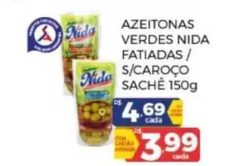 Azeitonas Verdes Nida Fatiadas S Caroço 150g