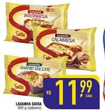 Mercantil Rodrigues Lasanha Sadia 600g oferta
