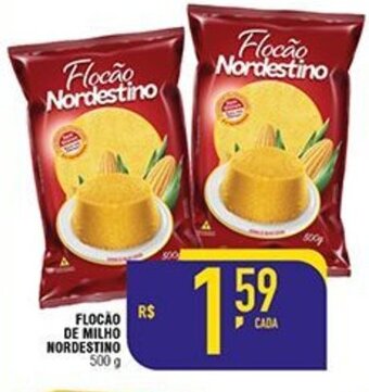 Mercantil Rodrigues Flocao de Milho Nordestino 500g oferta