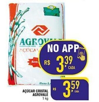 Mercantil Rodrigues Acucar Cristal Agrovale 1kg oferta