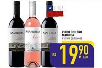 Mercantil Rodrigues Vinho Chileno Mahuida 750ml oferta