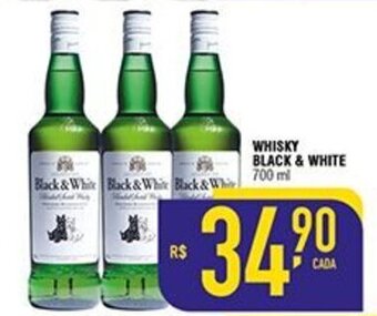 Mercantil Rodrigues Whisky Black & White 700ml oferta