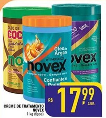 Mercantil Rodrigues Creme de Tratamento Novex 1kg oferta