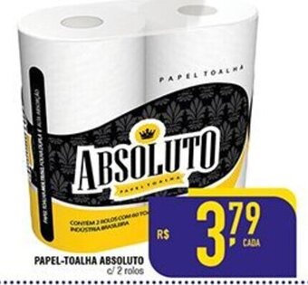 Mercantil Rodrigues Papel toalha Absoluto c/2 rolos oferta