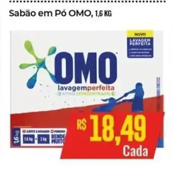 Supermercados Bretas Sabao em po Omo 1.6kg oferta