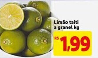 Mercado Extra Limao Taiti a granel 1kg oferta