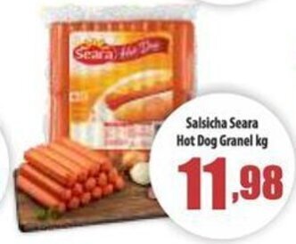 Salsicha Seara Hot Dog Granel 1kg
