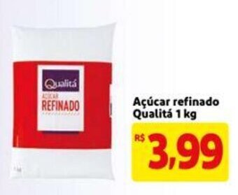 Mercado Extra Acucar refinado Qualita 1kg oferta