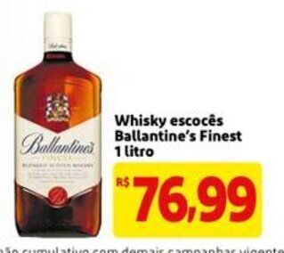 Mercado Extra Whisky escoces Ballantine's Finest 1L oferta