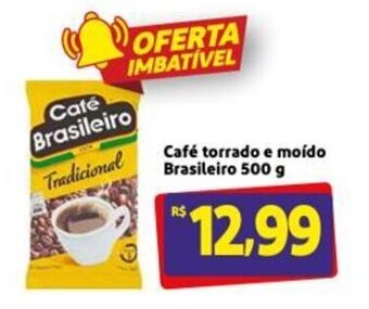 Mercado Extra Cafe Torrado e moido Brasileiro 500g oferta