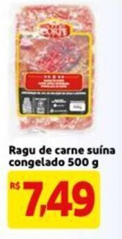 Mercado Extra Ragu de Carne Suina Congelado 500g oferta