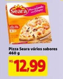 Mercado Extra Pizza Seara varios sabores 460g oferta