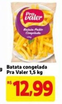 Batata Congelada Pra Valer 1.5kg