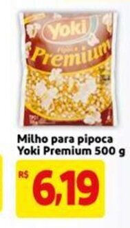 Mercado Extra Milho para pipoca Yoki Premium 500g oferta