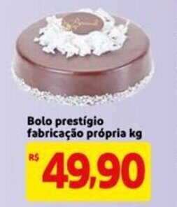Mercado Extra Bolo prestigio fabricacao propria 1kg oferta