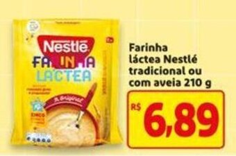 Mercado Extra Farinha Lactea Nestle Tradicional ou com aveia 210g oferta