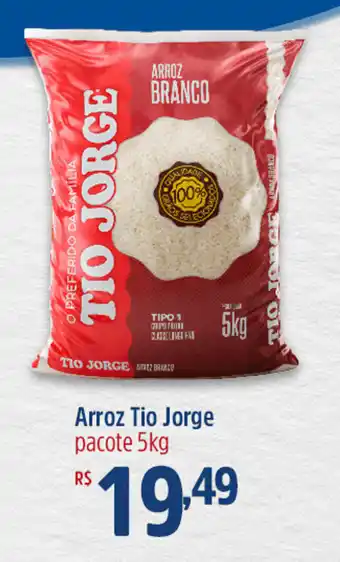 Quartetto Supermercados Arroz Tio Jorge pacote 5kg oferta