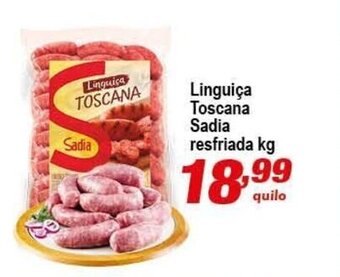 Ricoy Supermercados Linguica Toscana Sadia resfriada 1kg oferta