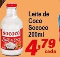 Ricoy Supermercados Leite de Coco Sococo 200ml oferta
