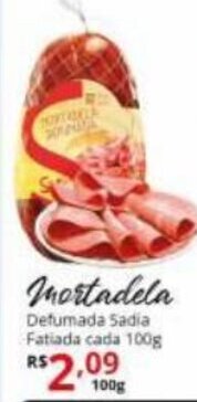 Ricoy Supermercados Mortadela Defumada Sadia Fatiada cada 100g oferta