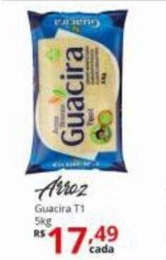 Ricoy Supermercados Arroz Guacira tipo 1 - 5kg oferta