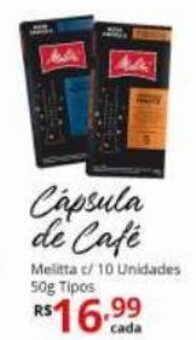 Ricoy Supermercados Capsula de Cafe Melitta c/10 unidades 50g tipos oferta