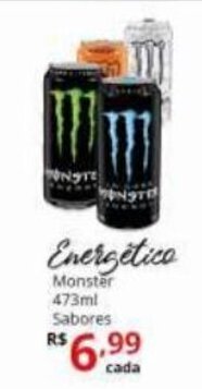 Ricoy Supermercados Energetico Monster 473ml sabores oferta