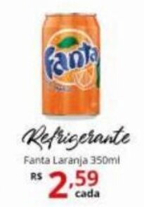 Ricoy Supermercados Refrigerante Fanta Laranja 350ml oferta