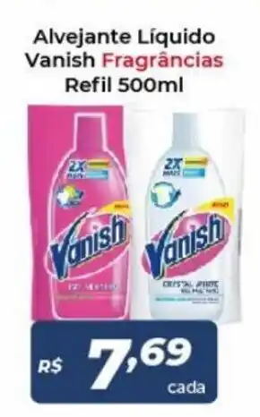 Atakarejo Alvejante liquido Vanish Fragrancias refil 500ml oferta