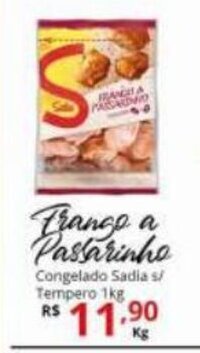 Ricoy Supermercados Frango a passarinho congelado Sadia s/tempero 1kg oferta