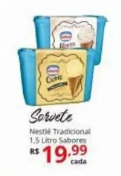 Ricoy Supermercados Sorvete Nestle Tradicional 1.5L sabores oferta